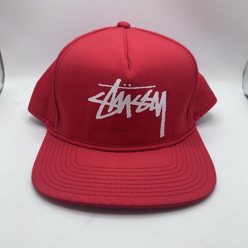Stussy red trucker hat - trucker,