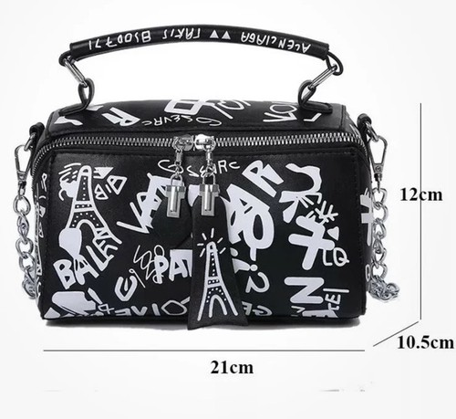 Leather hand bag black - bag,