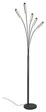 Floor Light Black Reed LED