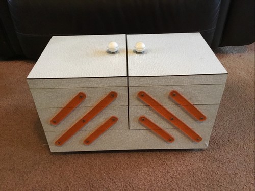 Vintage cantilever sewing box - vintage,