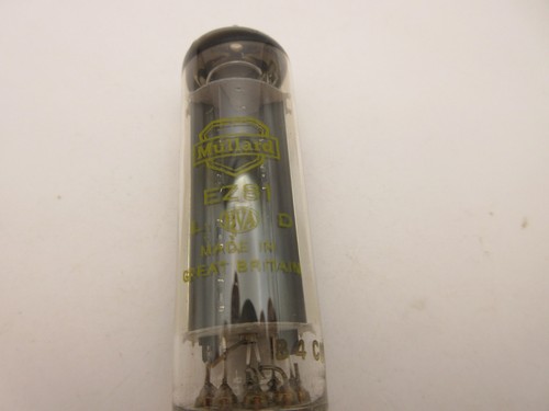 Ez81 mullard rectifier - mullard, valve