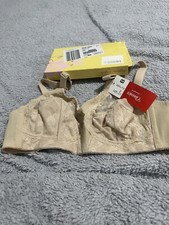 TRIUMPH DOREEN BRA 36B FULL CUP NON WIRED NON PADDED SKIN TONE NEW IN BOX TATTY