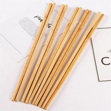 10 Pairs Natural Bamboo