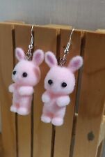 Fuzzy Bunny Rabbit dangle