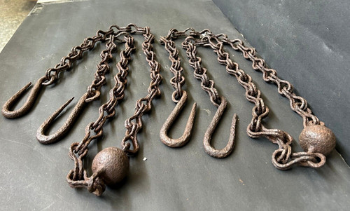 Old vintage hand forged - hand, 8