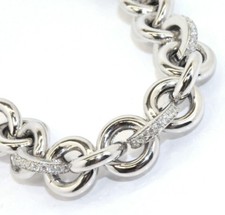 Diamonique rolo bracelet - diamonique,
