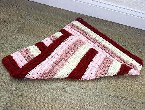 Handmade crochet throw blanket - crochet,