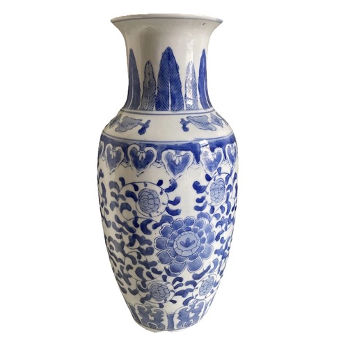 Large vintage blue and white - blue,