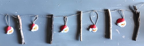 Hand painted driftwood - hand, &