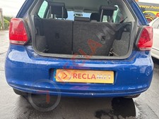 VOLKSWAGEN POLO 2009-2014 MK5 6R Complete Rear Bumper in Blue LD5E 6R6807421