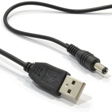 USB to DC Power Cable -USB 2.0 for 2.1mm x 5.5mm 5v 2A 2000mA 0.5m [008770]