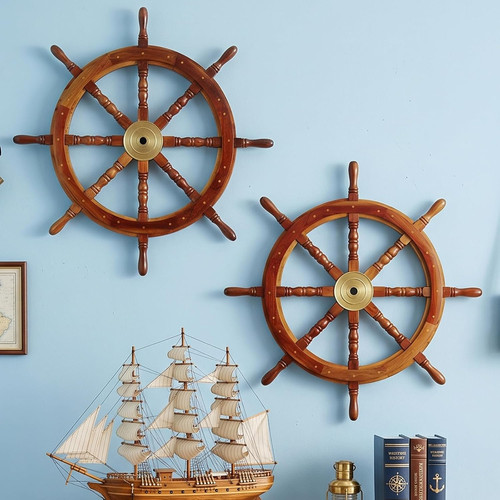 Pcs ship wheel wall - ship,