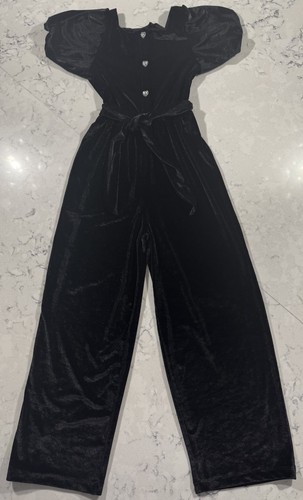 Zara velvet jumpsuit - jumpsuit, girls