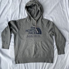 Grey The North Face California Print Hoodie Men’s Size Large