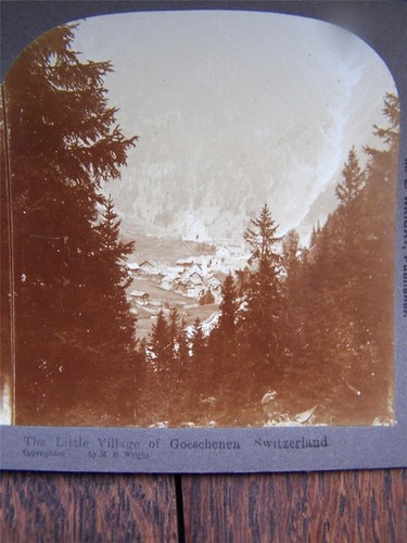 Stereoscopic card goeschenen - stereoscopic,