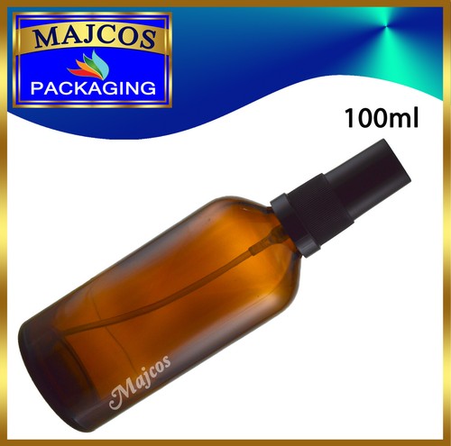 100ml empty amber - empty, glass