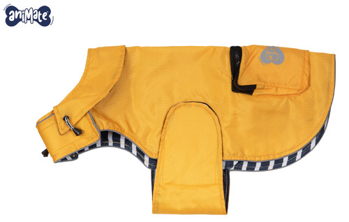 Animate yellow pac mac - a, dog