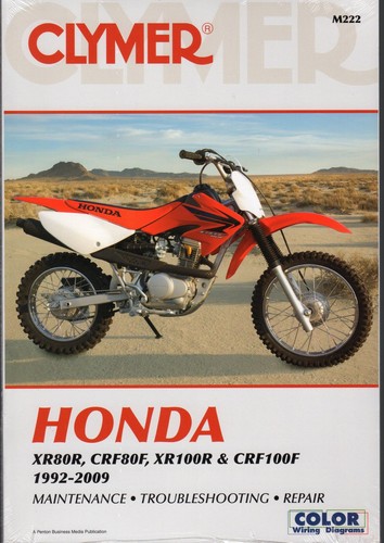 1992 2009 clymer honda xr80r - honda,