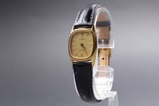 [Exc+4] Omega De Ville GP Gold Dial Cal.1387 Quartz Ladies Watch  From JAPAN