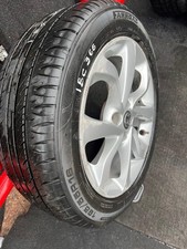 2015-19 VAUXHALL CORSA E 16" INCH 4 STUD 8 SPOKE ALLOY WHEEL 6.5JX16 ibc366