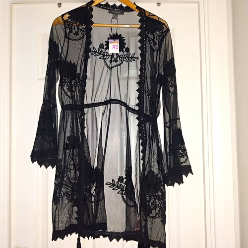 Primark black sheer floral - primark,