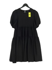 COS Skater Midi Dress in Black