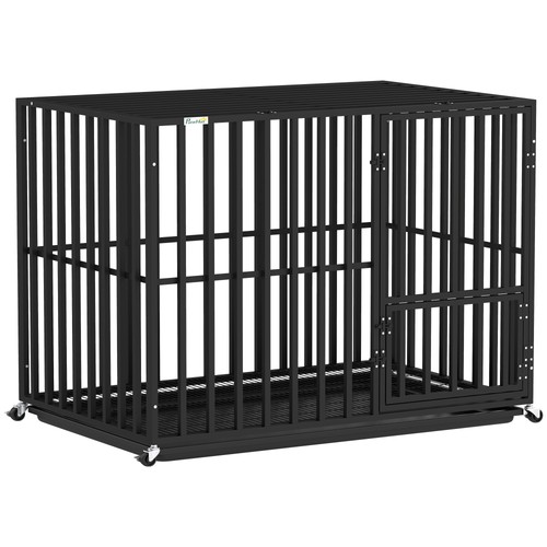 Pawhut heavy duty dog crate - duty,