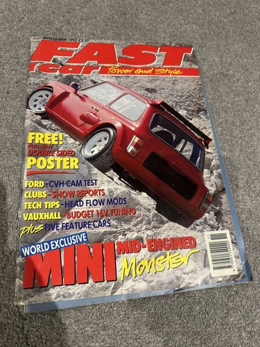 Fast car magazine retro - retro,