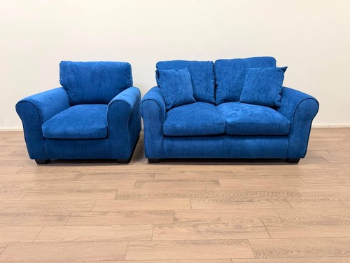 Taylor blue fabric seater - taylor,