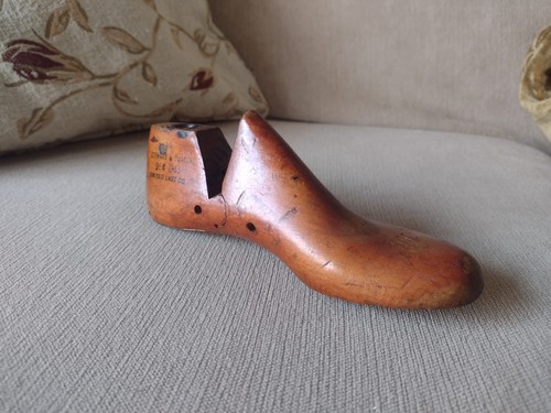 Vintage wooden shoe - wooden,
