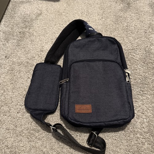 Gap inc denim crossbody sling - gap,