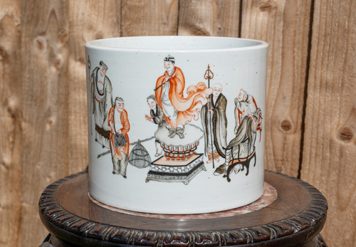 Chinese porcelain iron red - porcelain,