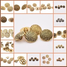 Gold Coloured Shank Buttons