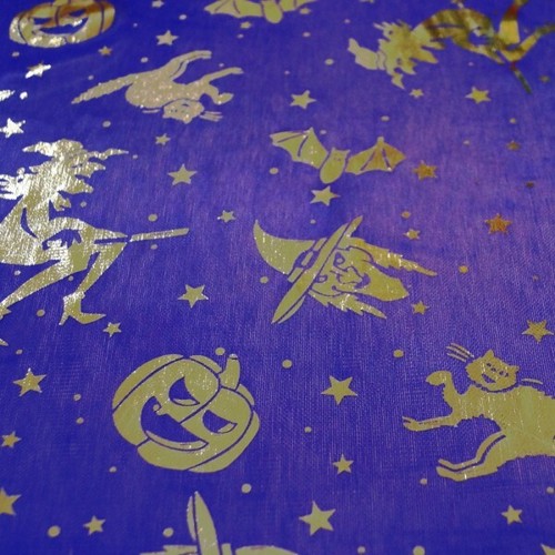 Gold foil halloween - foil,