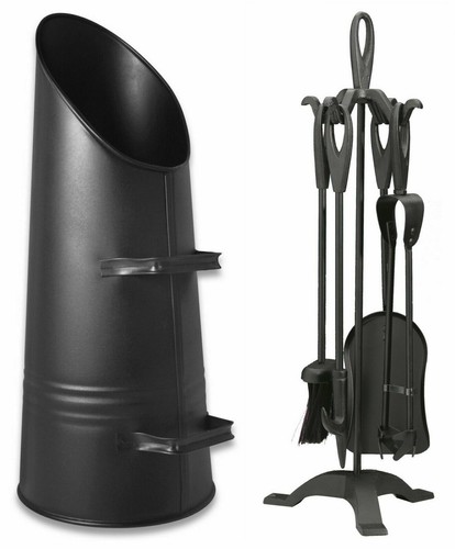 Black coal hod - 21.5", scuttle