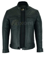 Mens black leather - leather, jacket