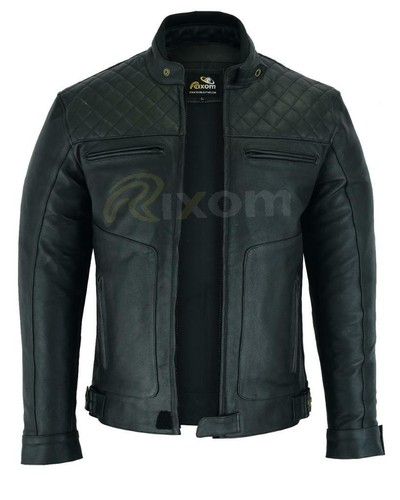 Mens black leather jacket - mens,