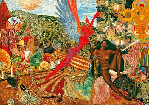 Santana abraxas artwork repro - abraxas,