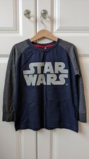 Next Star Wars Long Sleeved Top Blue/Grey Age 4-5