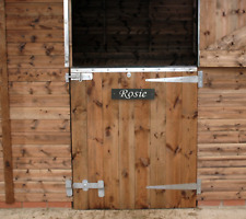Customised Slate Stable Door Horses Name Plaque Sign Signs plate 8"x2"