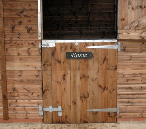 Stable door slate - door, customised