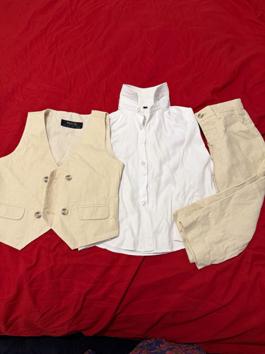 Roco beige double - double, breasted