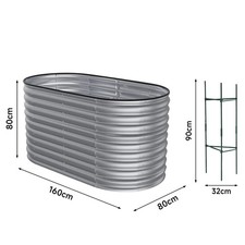 Galvanised steel raised - steel,