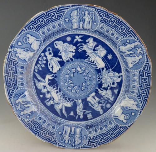 Antique pottery pearlware blue - pearlware,