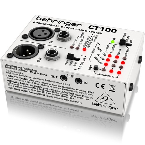 Behringer cable tester ct100 - cable,