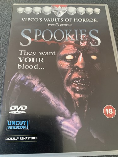 Spookies dvd 18cert vipco - dvd,