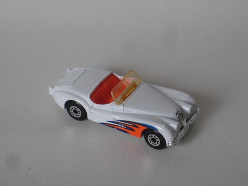 Matchbox jaguar xk120 - xk120, white