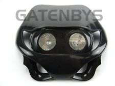 Motorcycle BLACK Headlight