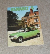Renault 5 Brochure 1975 - 5L 5