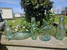 Assortment old glass - of, 5